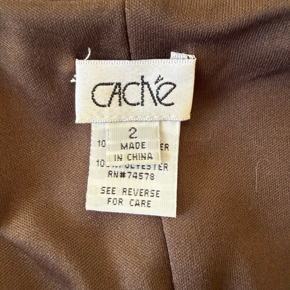 Cachè Silver Snake Clear Sequin Evening Gown - Picture 4 of 8